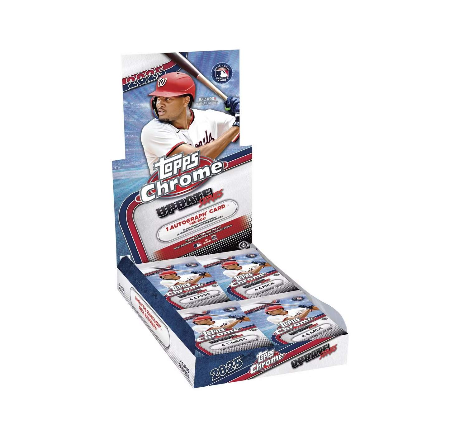 2025 Topps Chrome Update Series Baseball Hobby 12-Box Case