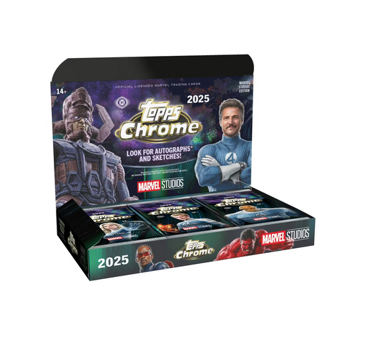 2024-25 Topps Marvel Studios Chrome Hobby Box