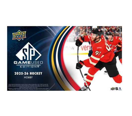 2025-26 Upper Deck SP Game Used Hockey Hobby Box