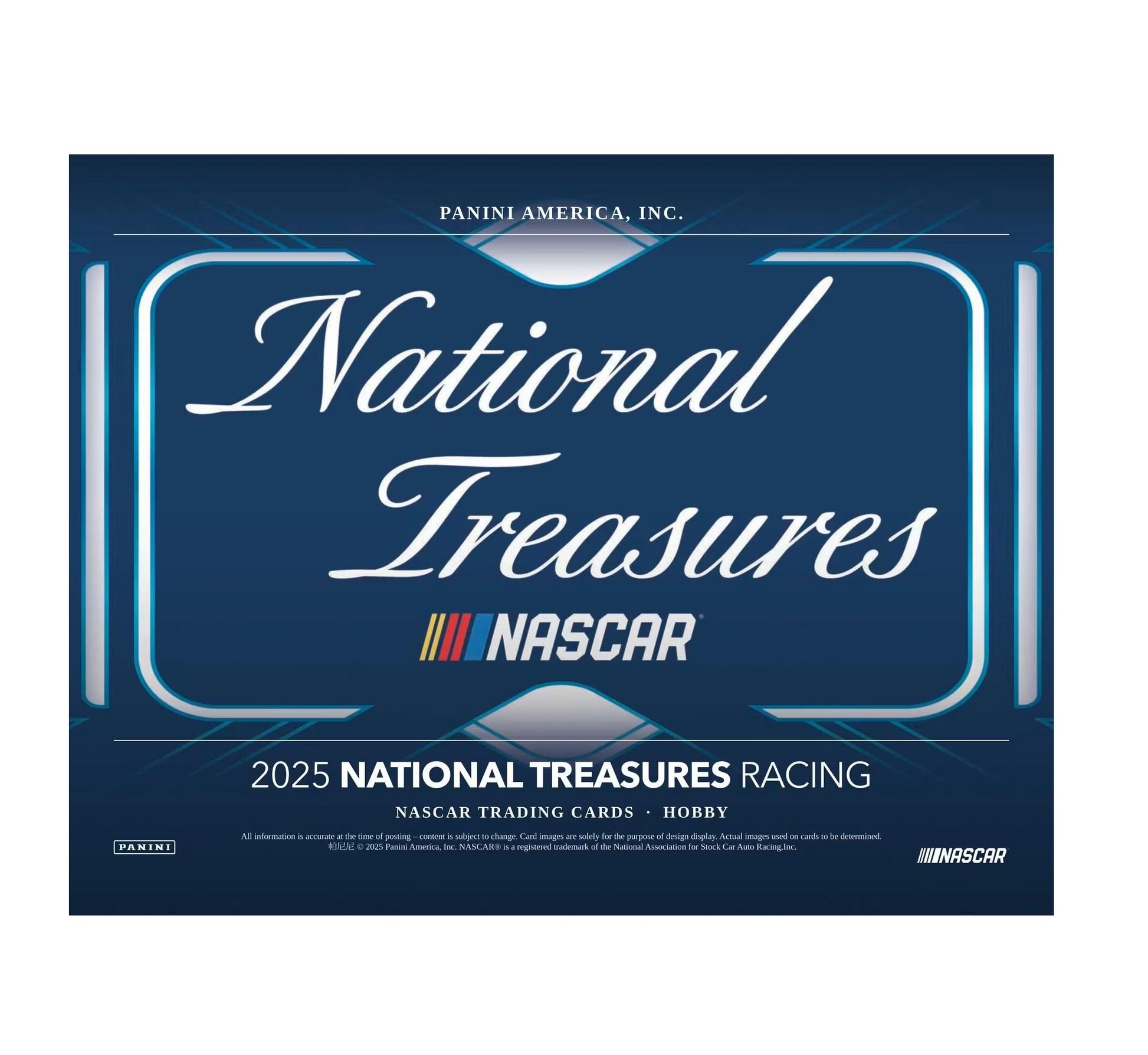 2025 Panini National Treasures Racing Hobby Box