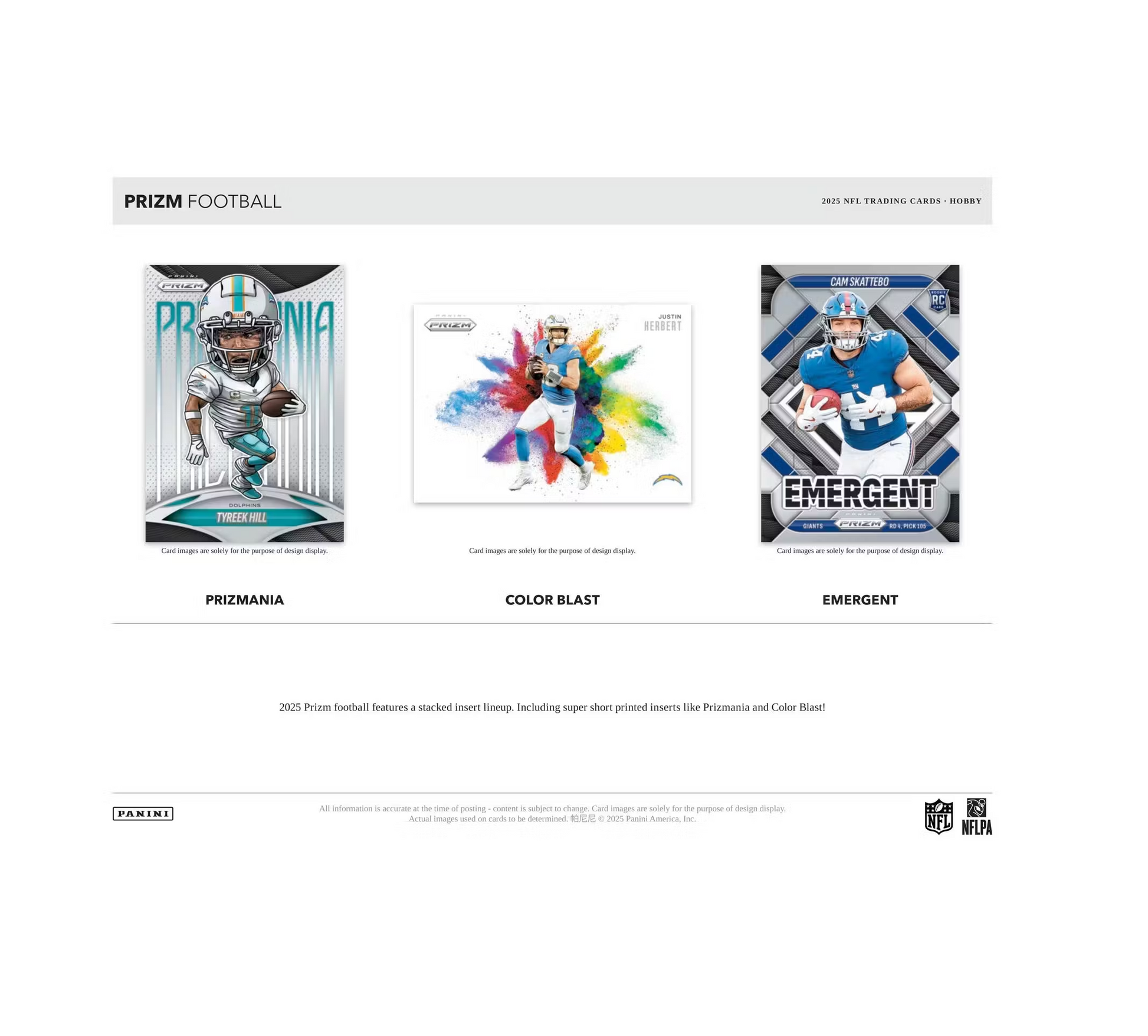 2025 Panini Prizm Football Hobby Box