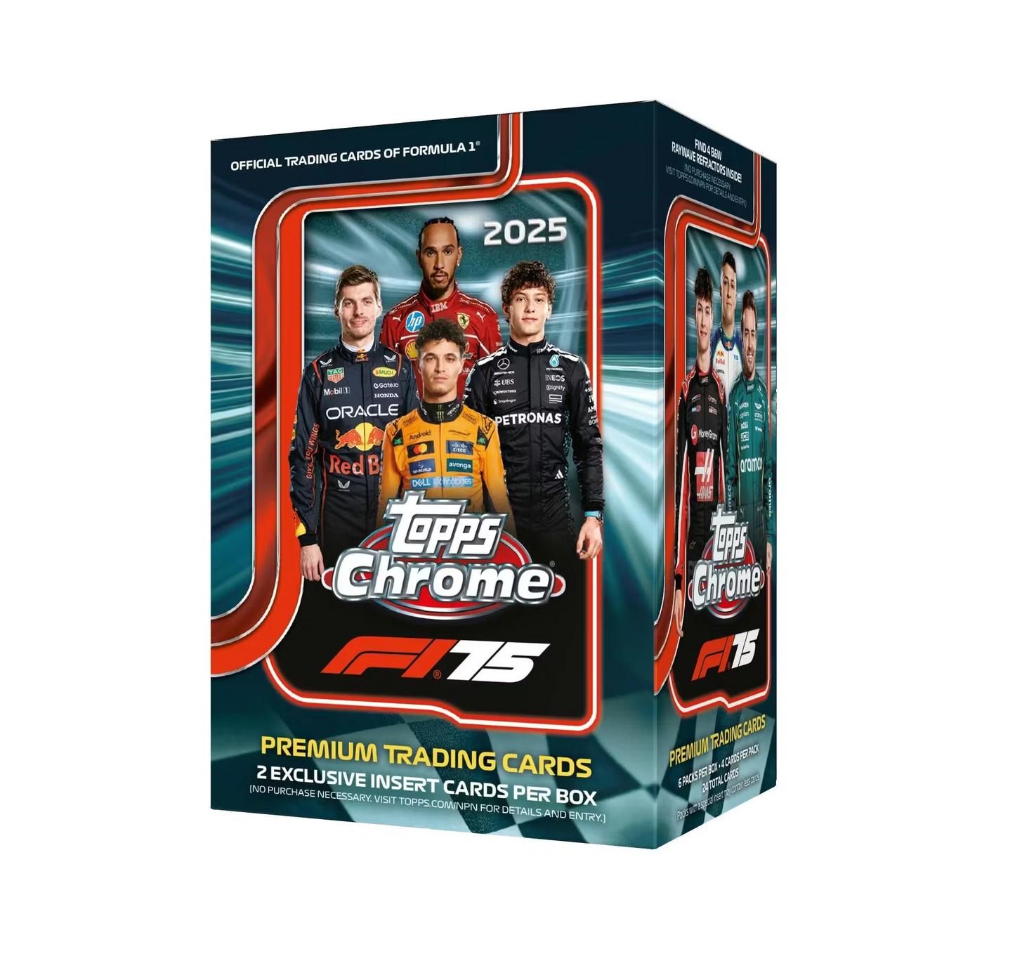 2025 Topps Chrome Formula 1 Racing Blaster Box
