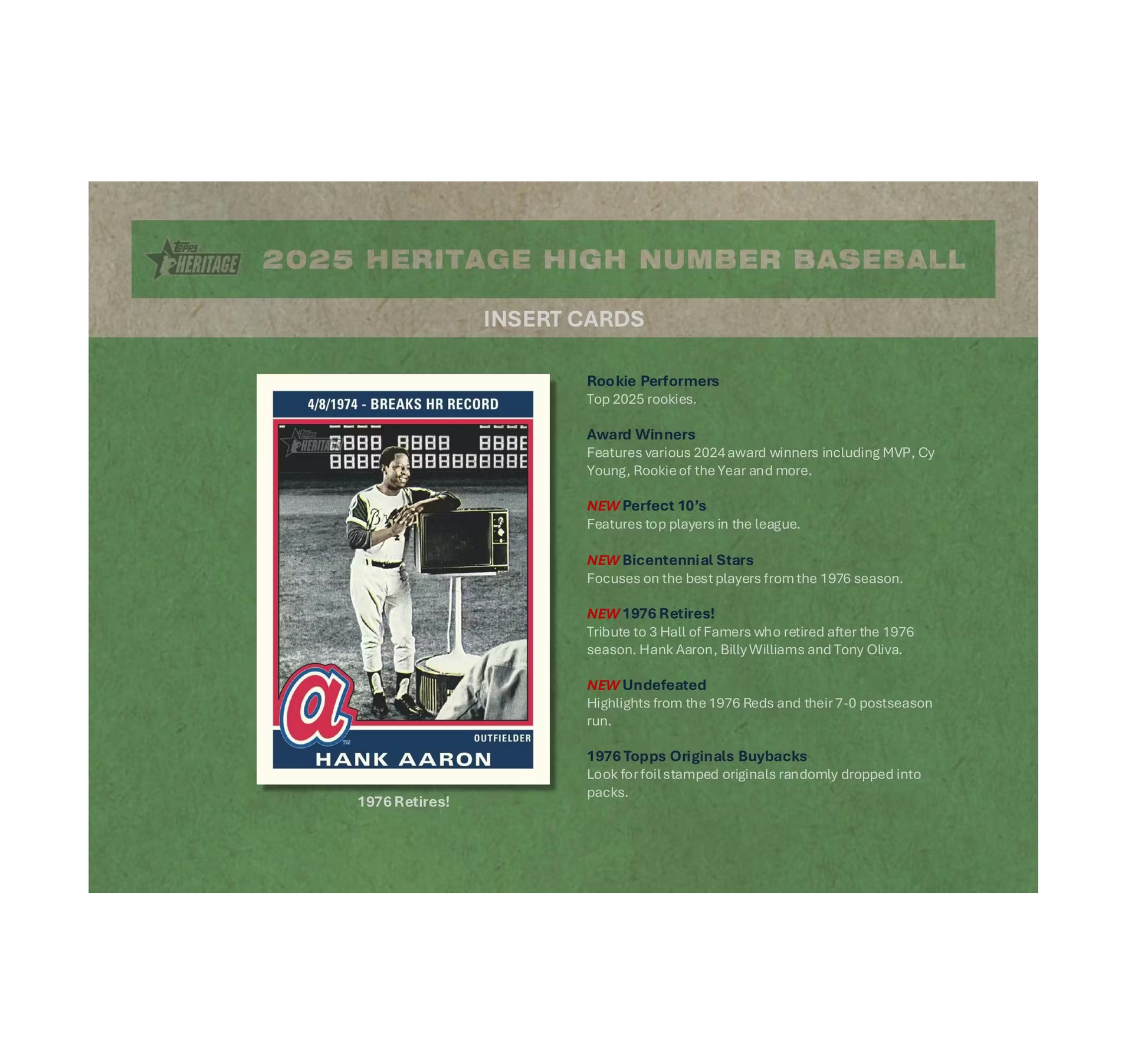 2025 Topps Heritage High Number Baseball Hobby 12-Box Case