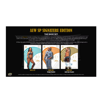 2025 Upper Deck SP Signature Edition AEW Wrestling Hobby 20-Box Case