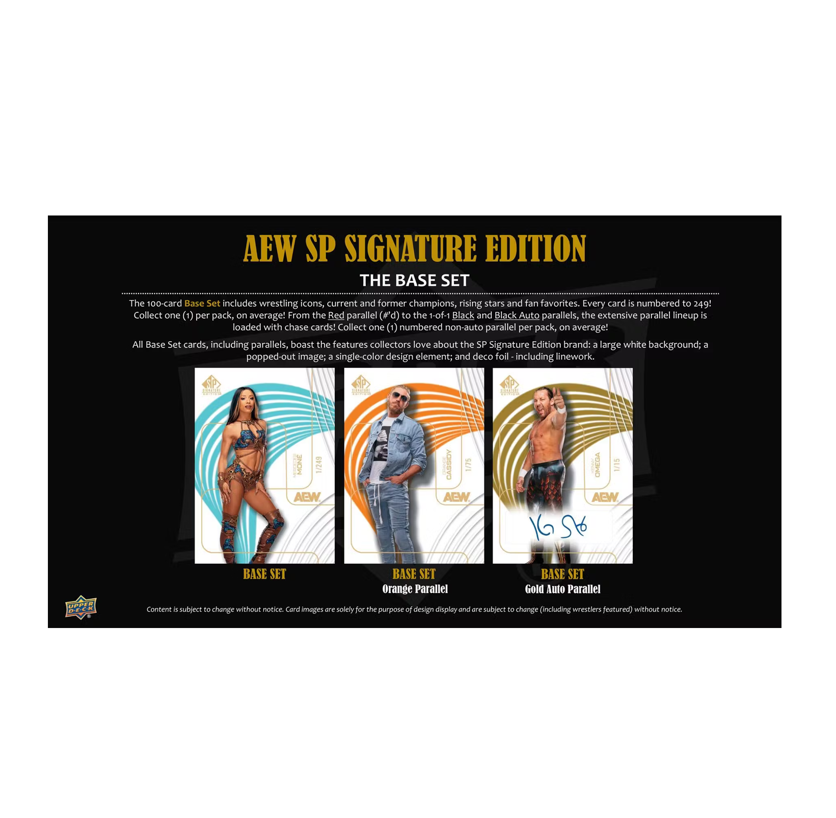 2025 Upper Deck SP Signature Edition AEW Wrestling Hobby Box