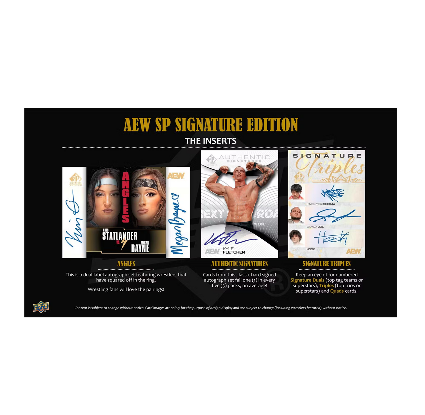 2025 Upper Deck SP Signature Edition AEW Wrestling Hobby Box
