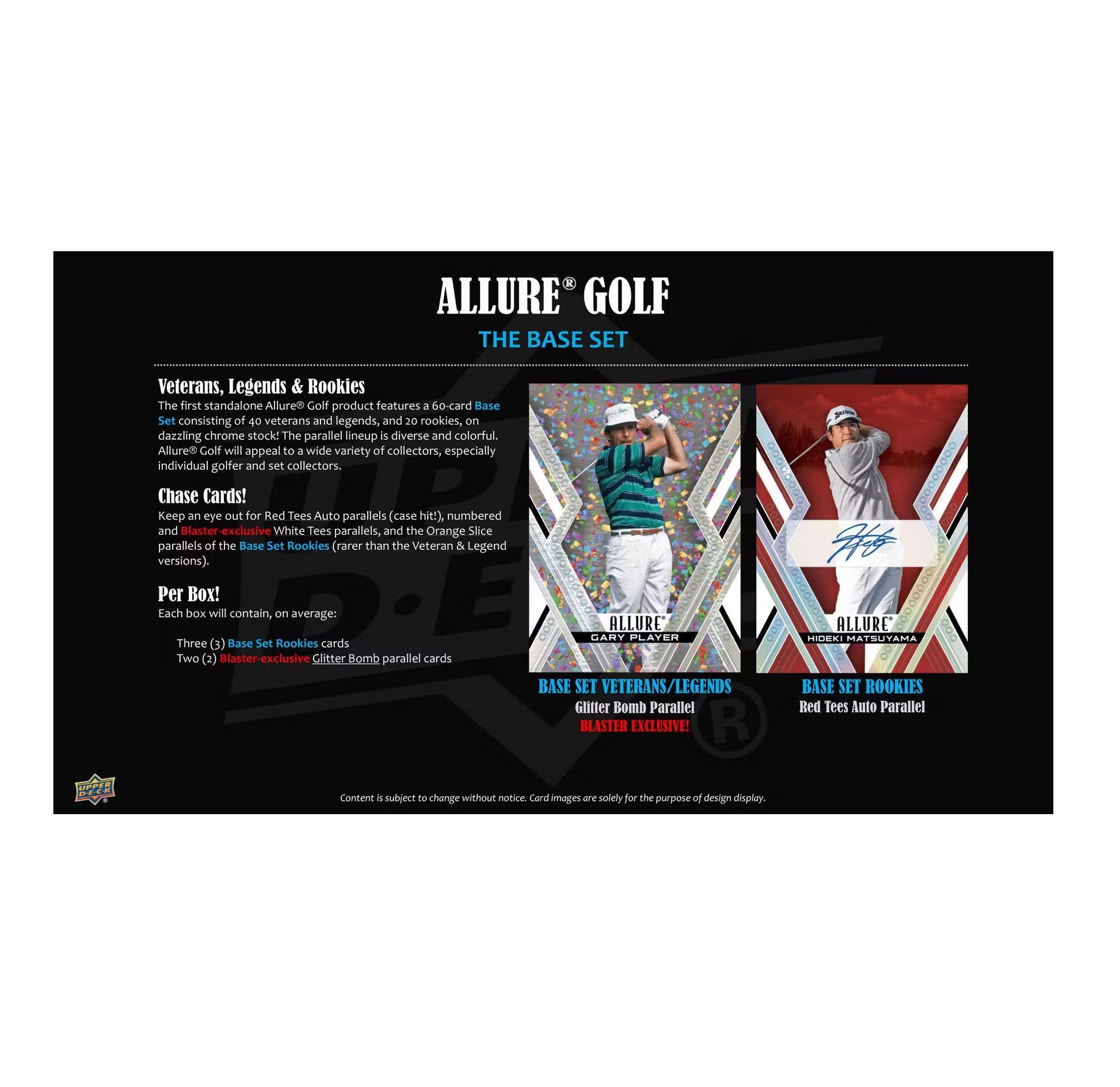 2026 Upper Deck Allure Golf Blaster Box