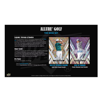 2026 Upper Deck Allure Golf Hobby 18-Box Case