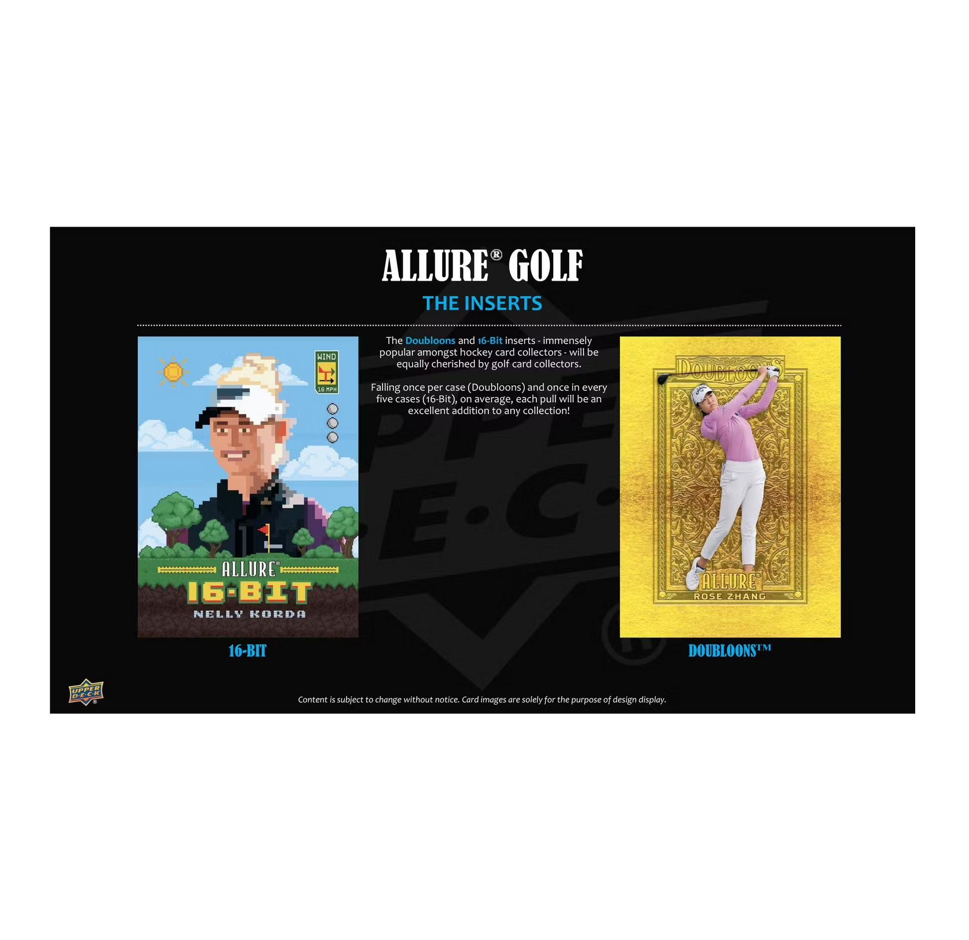 2026 Upper Deck Allure Golf Hobby 18-Box Case